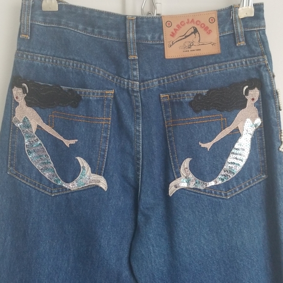 Marc Jacobs Embroidered Jeans - Picture 3 of 7